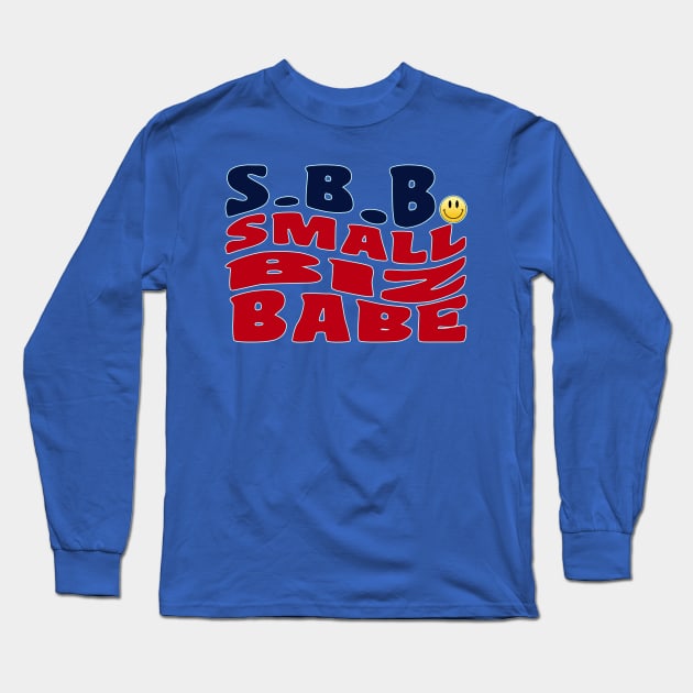 Small Biz Babe Long Sleeve T-Shirt by Blackhearttees